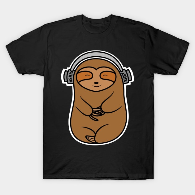 Happy Sloth Bear T-Shirt by SubtleSplit